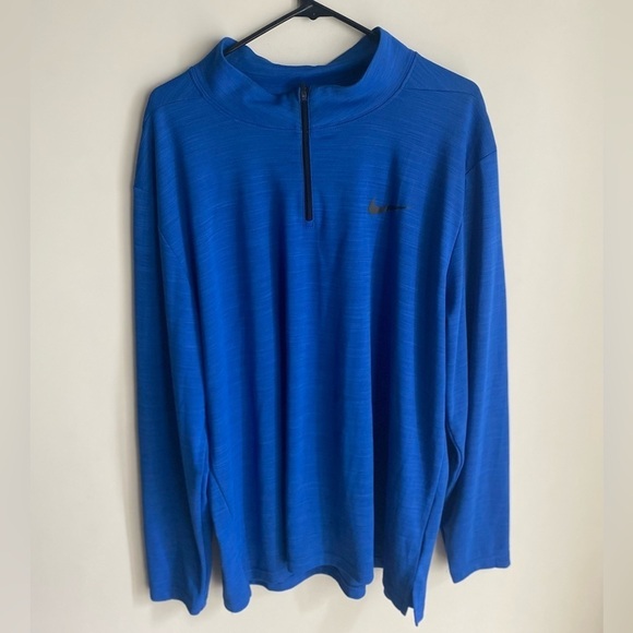Men’s Nike Dri Fit Quarter Zip Royal Blue 🔵 - Picture 4 of 7